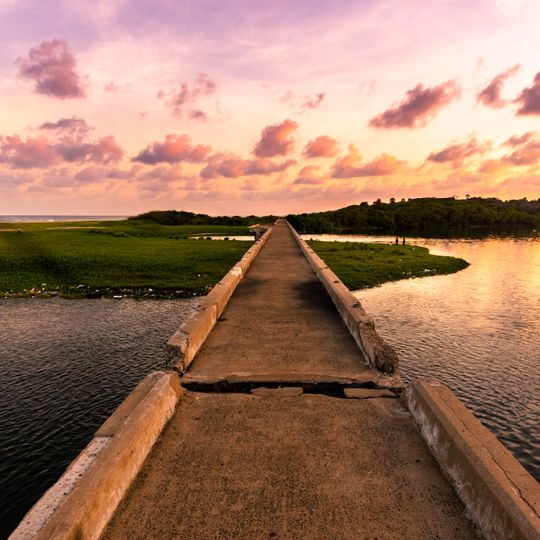 Broken bridge, Chennai