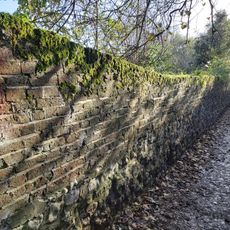 Wall Enclosing Garden To The West Of The Old Vicarage On North And West Sides