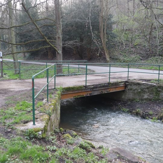 Most přes Stařečský potok u Hluchého mlýna