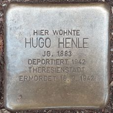 Stolperstein en memoria de Hugo Henle