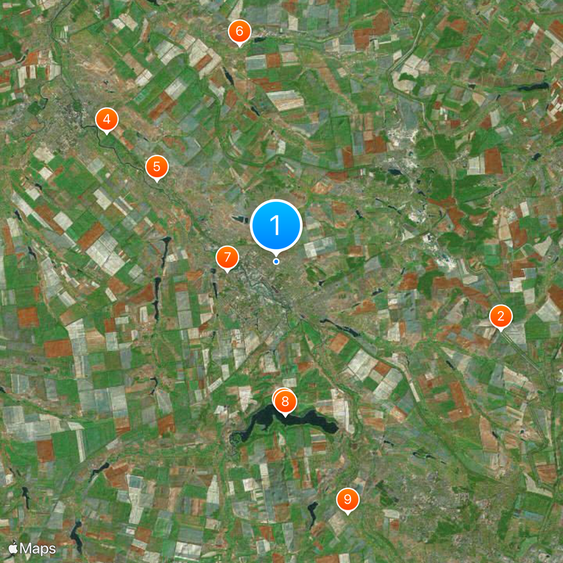 Kostiantynivka Map