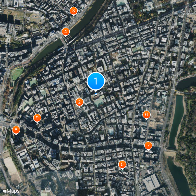 Joshi Gakuin Junior and Senior High School Map