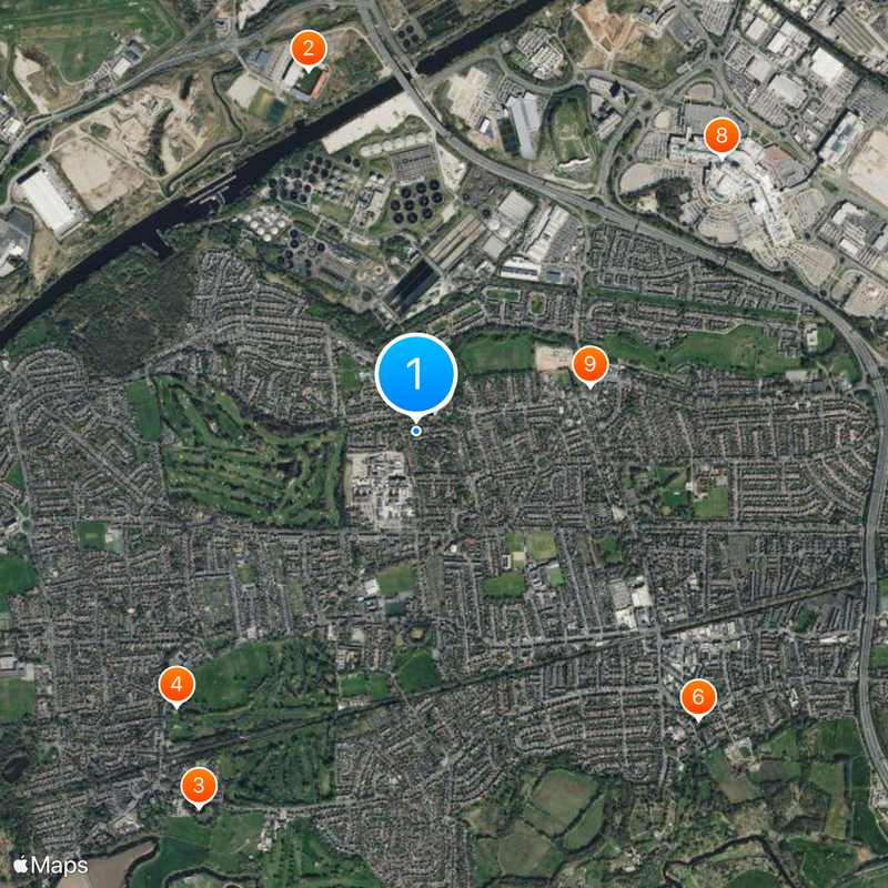 Davyhulme Map