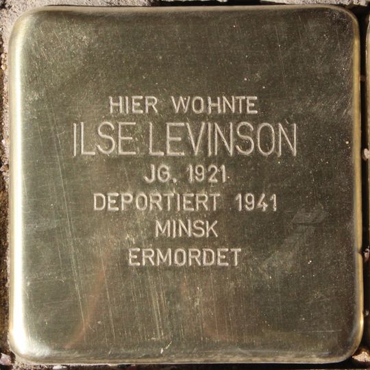 Stolperstein dedicated to Ilse Levinson