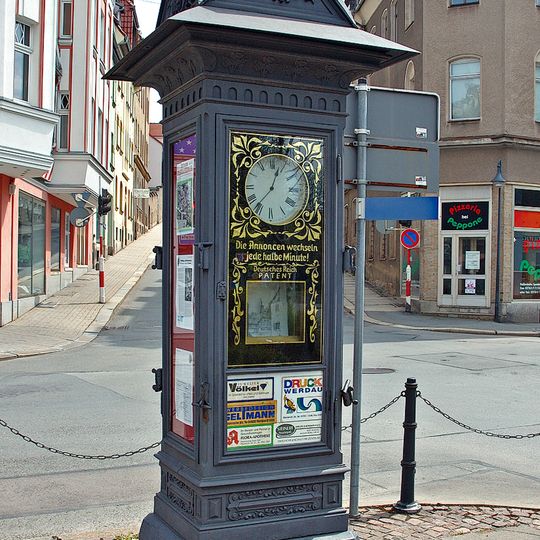 Meteorological clock in Werdau