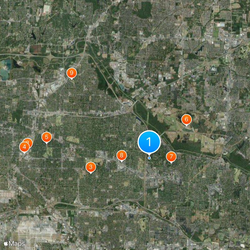 Briarcrest Christian School Map