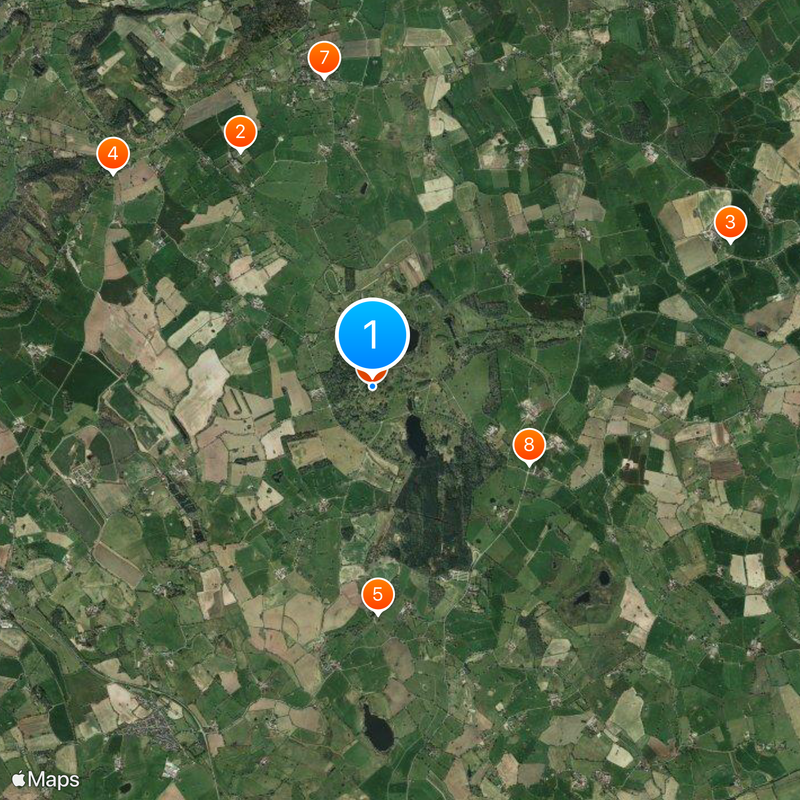 Cholmondeley Castle Map