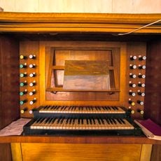 Pipe organ of Lutheran church in Zlēkas