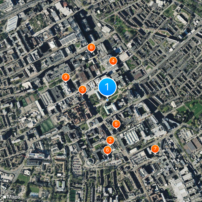 University of Manchester Map