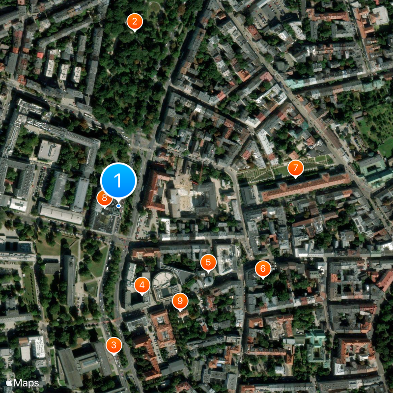 AGH University of Science and Technology Map