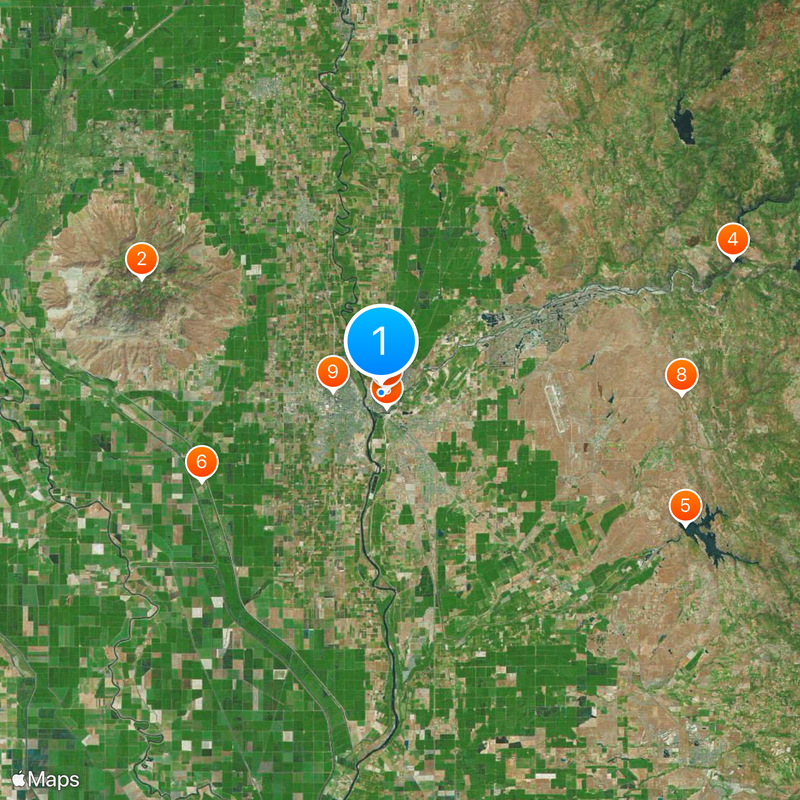 Marysville Mapa