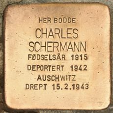 Stolperstein dedicated to Charles Schermann