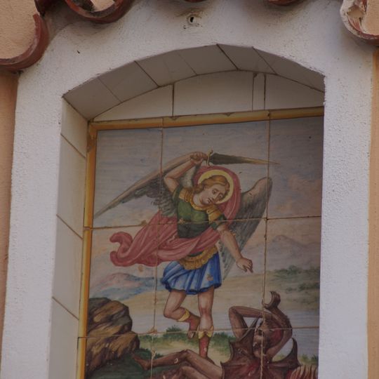 Ceramic panel of Saint Michael