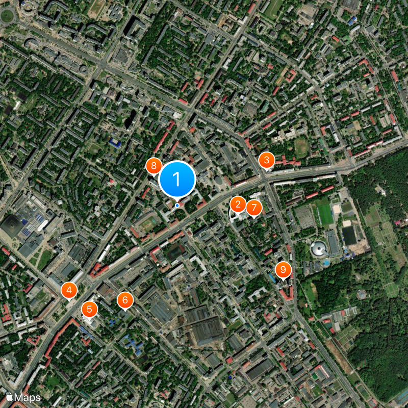 Belarusian National Technical University Map
