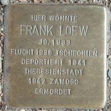 Stolperstein dedicated to Frank Loew