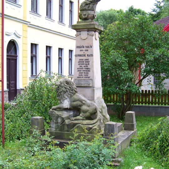 World War I memorial in Kuří