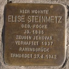 Stolperstein, Elise Steinmetz