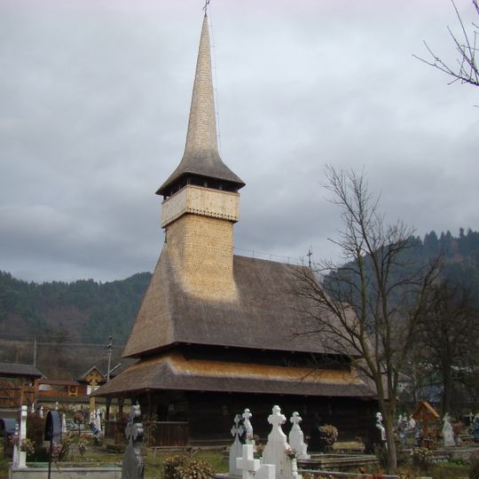 Wooden church in Rozavlea