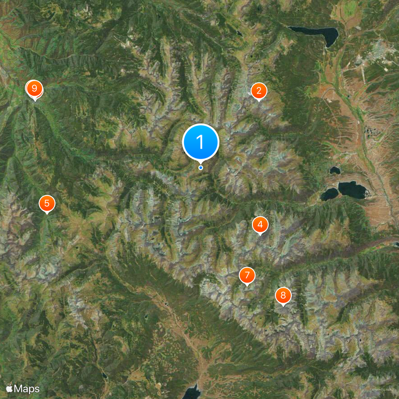 Independence Pass Map