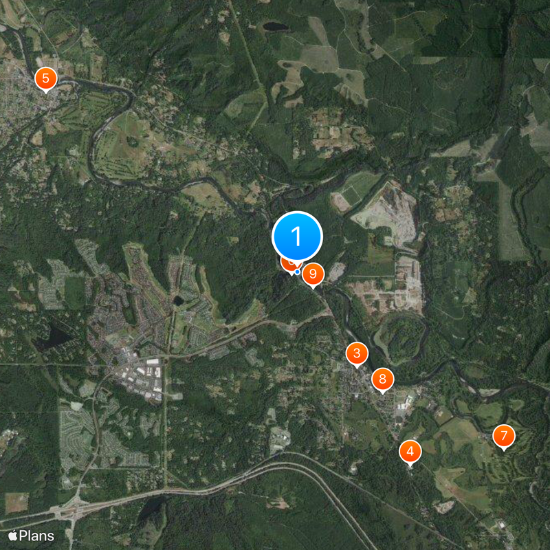 Snoqualmie Falls Map