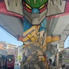 Murale Jeeg Robot