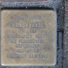 Stolperstein em memória de Georg Cohn