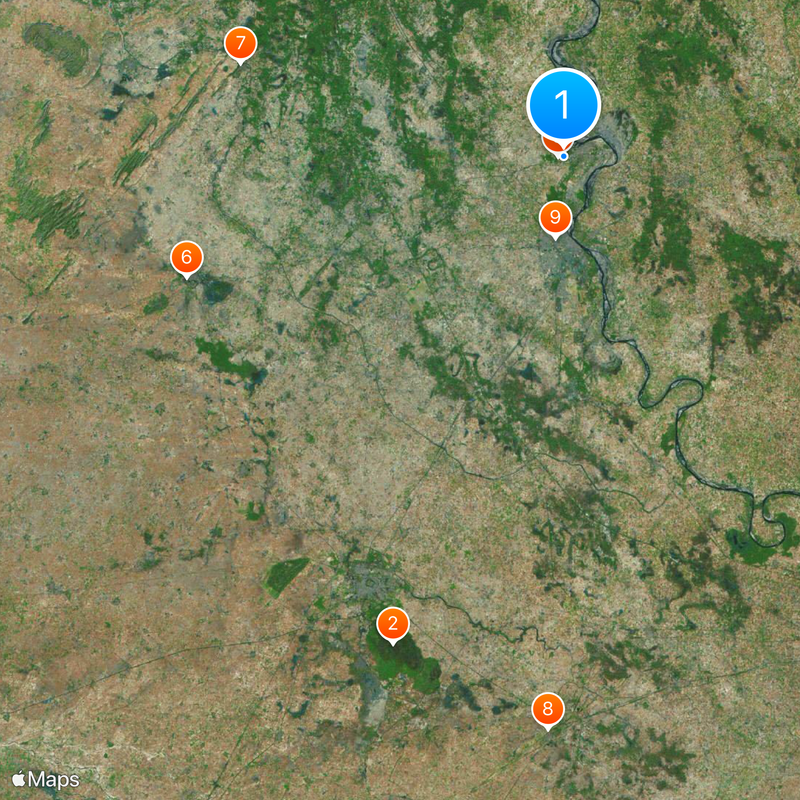 ISKCON Temple, Vrindavan Mapa