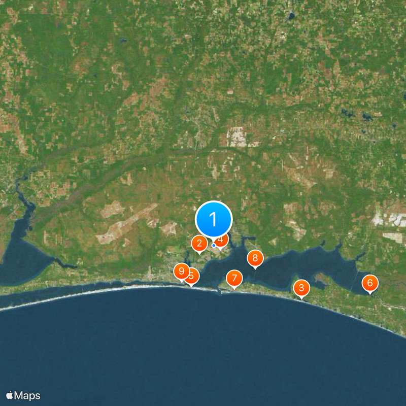 Destin–Fort Walton Beach Airport Map