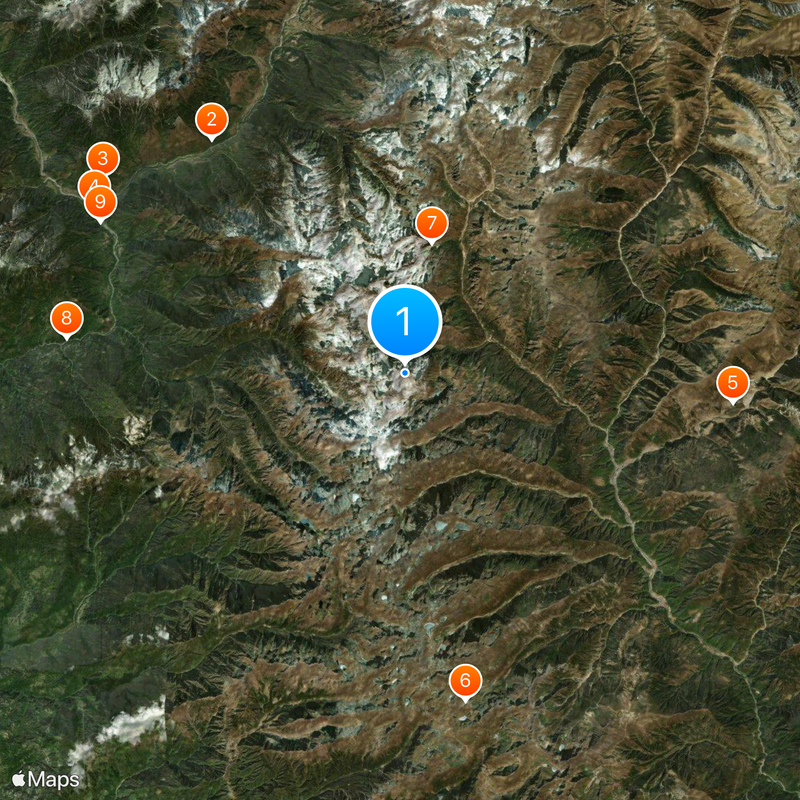 India–Nepal border Map