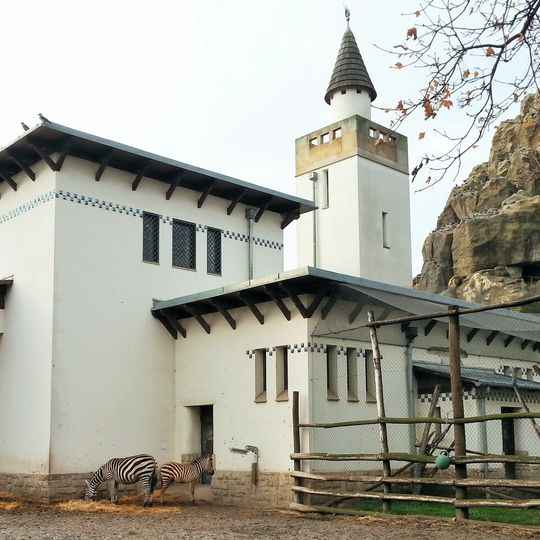 Giraffe House of the Budapest Zoo