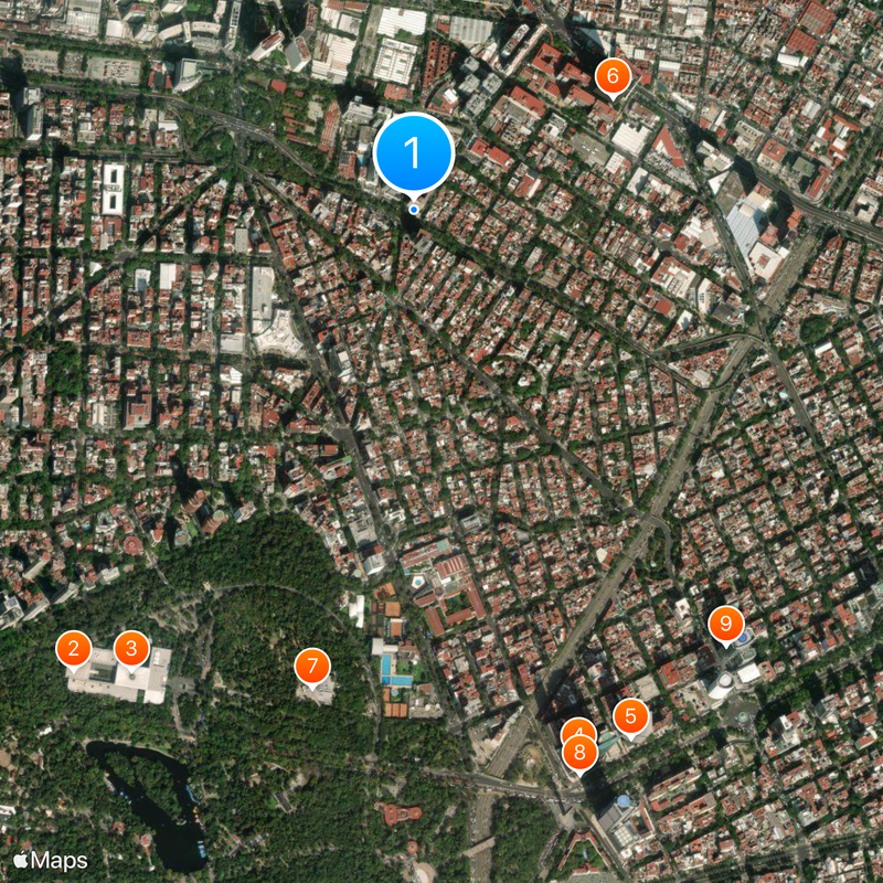 Secretariat of Environment and Natural Resources Map