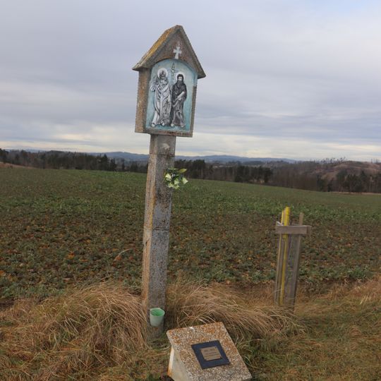 Svatý obrázek u cesty severně od Střížova