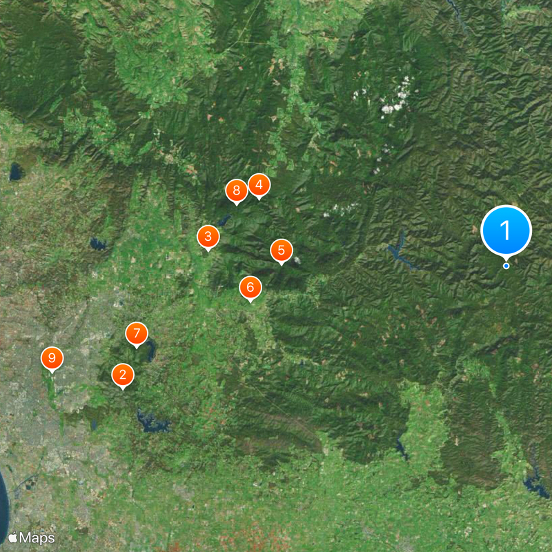 Yarra River Map