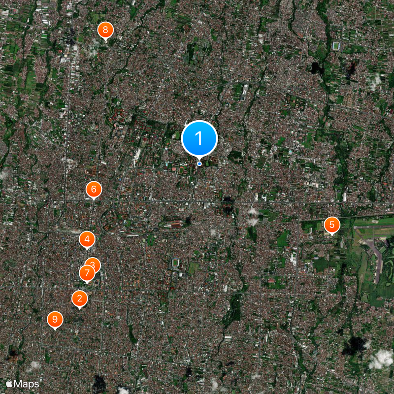 Sanata Dharma University Map