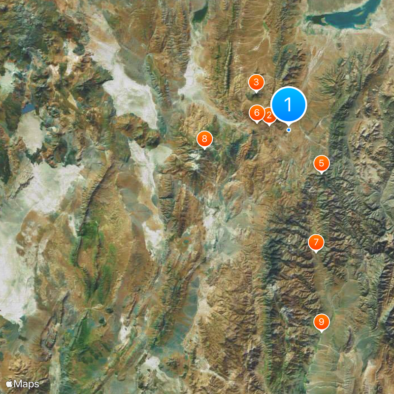 San Antonio de los Cobres Mappa