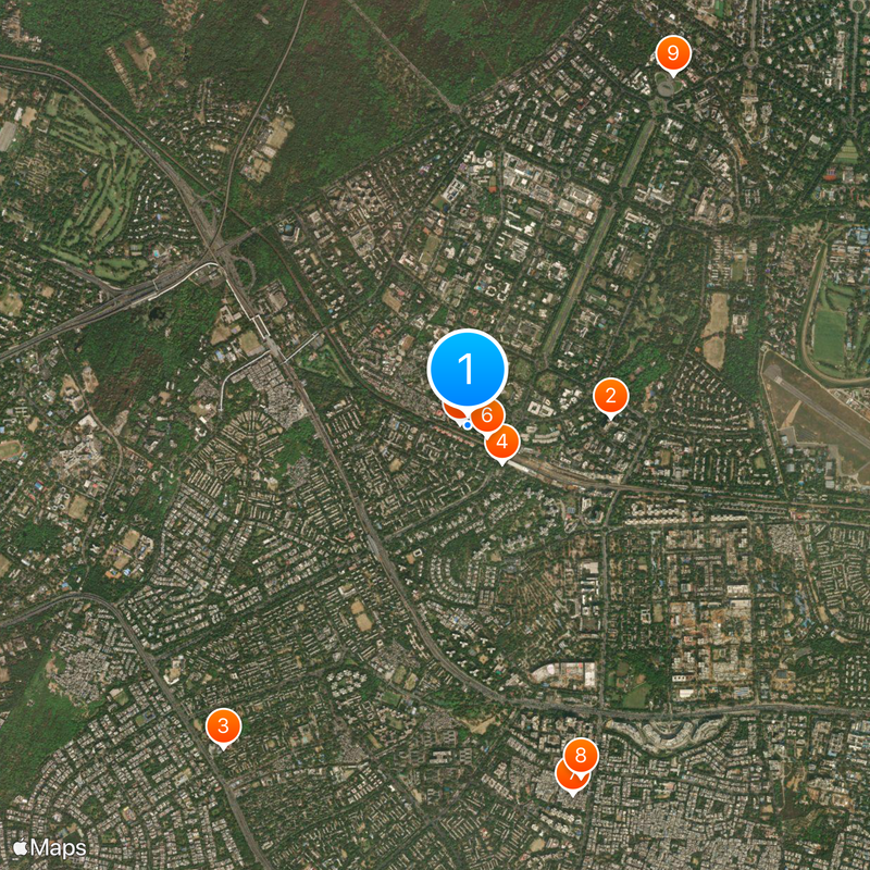 National Rail Museum Mapa