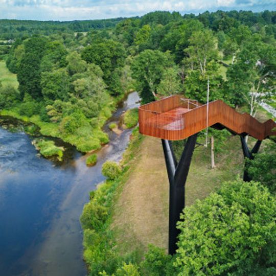 Akmenos ir Jūros upių santakos apžvalgos bokštas