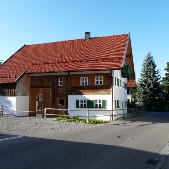 Ehemals Kleinbauernhaus, sog. beim Kübele bzw. Haf, jetzt Auerbergmuseum im Kiebelehaus