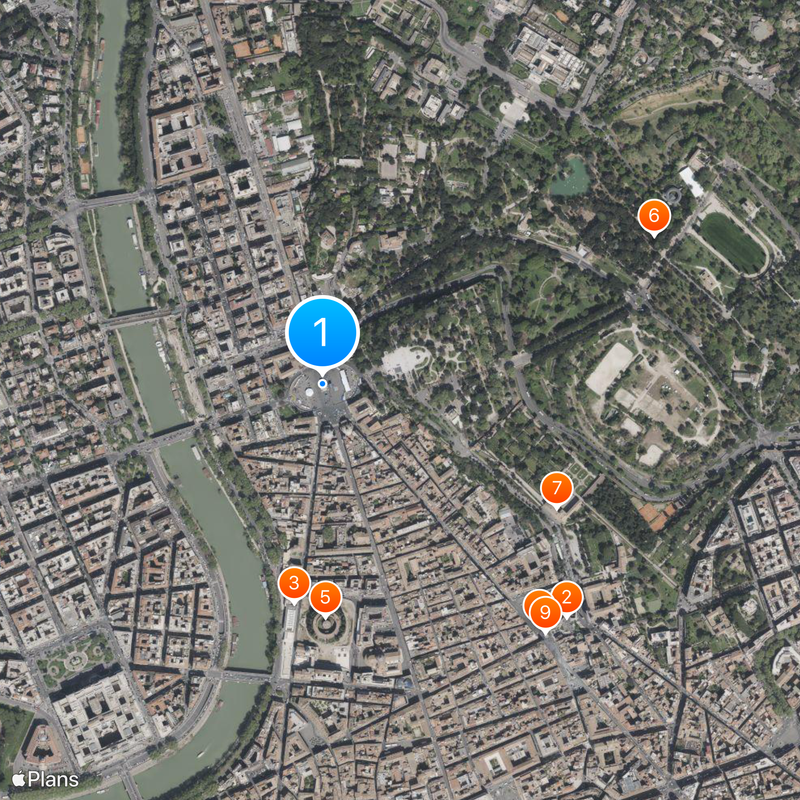 Piazza del Popolo Map