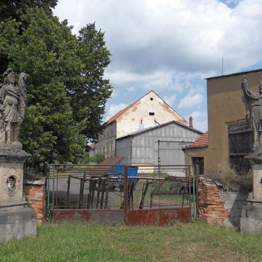 Socha svatého Vojtěcha v Hradě Nečtiny