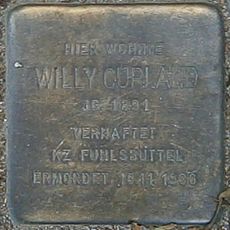 Stolperstein dedicated to Willy Curland