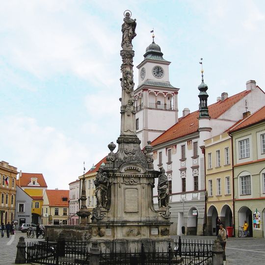 Maria column in Třeboň