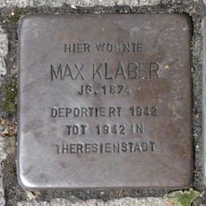 Stolperstein für Max Klaber