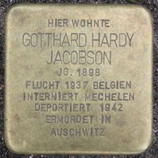 Stolperstein dedicated to Gotthard Hardy Jacobson