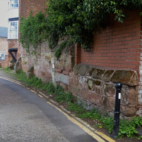 Boundary Wall Adjacent To Gazebo At Rear Of Number 51 High Street