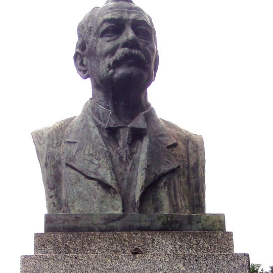 Josef Pekař bust in Turnov