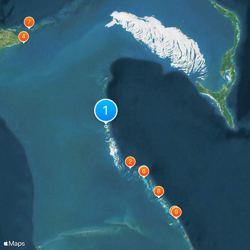 Norman's Cay Map