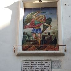 Ceramic panel of Saint Michael