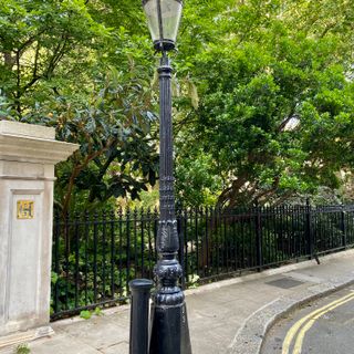 Lamp Standard Outside Number 14 On Opposite Pavement