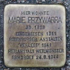 Stolperstein à la mémoire de Marie Przywarra